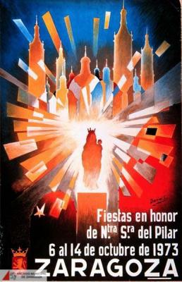 Fiesta patronales en honor de Nuestra Señora del Pilar 1973 Zaragoza
